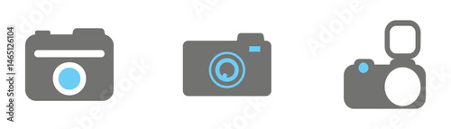 Photo and video camera icon vector. Camera icon set. Vector illustration eps 10