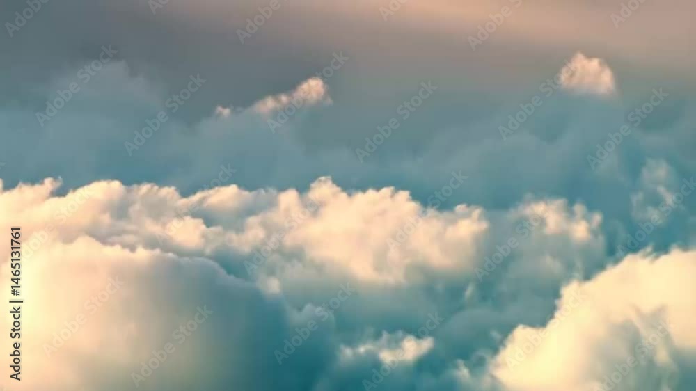 Cloud diffusion transition special effects animation