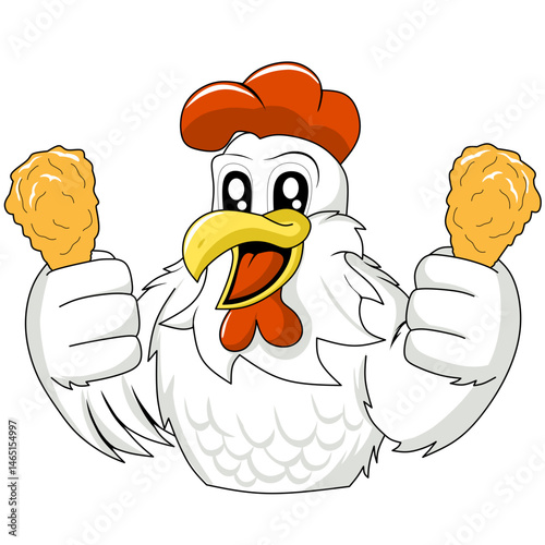Cartoon character chicken