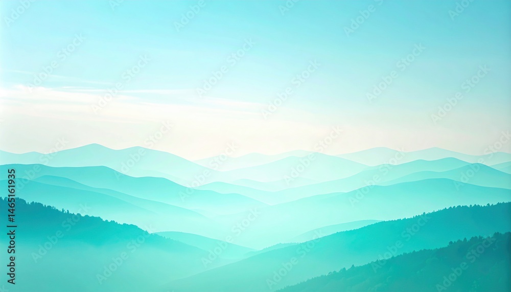 Serene mountain landscape at dawn nature photography misty atmosphere tranquil viewpoint for relaxation Serene mountain landscape at dawn nature photography misty atmosphere tranquil viewpoint for relaxation