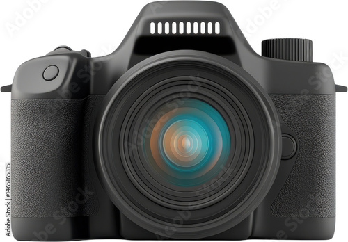 Digital SLR Camera Lens Close-up View photo