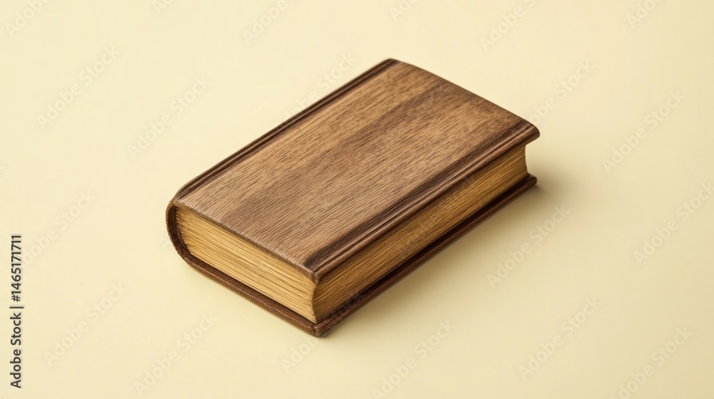 Antique wooden book Antique wooden book