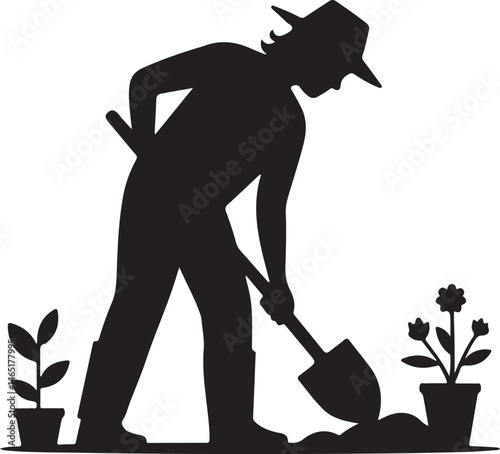 Blooming Garden Scene Silhouette

Gardener with Watering Can Vector Art

Floral Garden Under Sunlight Silhouette

Backyard Garden Tools Silhouette Design

Garden Fence and Flowers Vector Scene