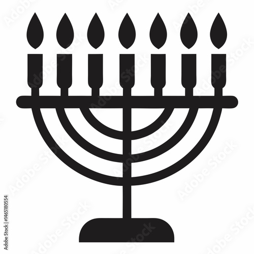 menorah vector illustration