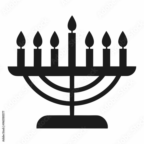 menorah vector illustration
