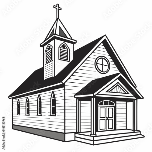church icon vector illustration