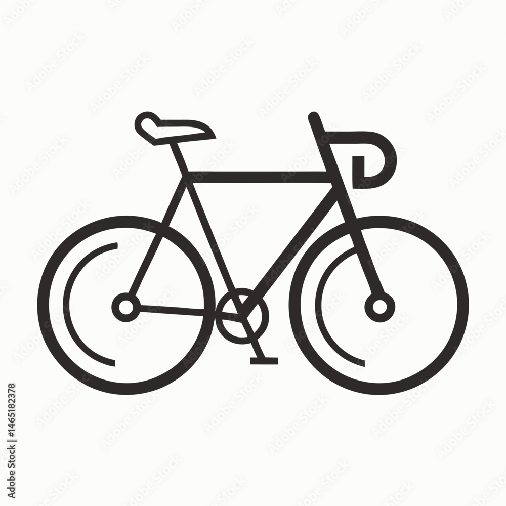 Fototapeta premium bicycle icon vector