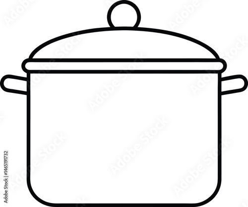 cooking pot vector illustration