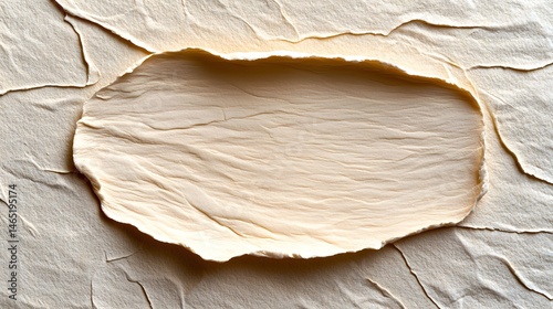 Subtle Off-White Handmade Texture with Edge Feathering
