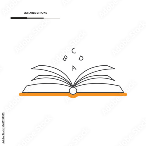 Book Icon Vector Design.