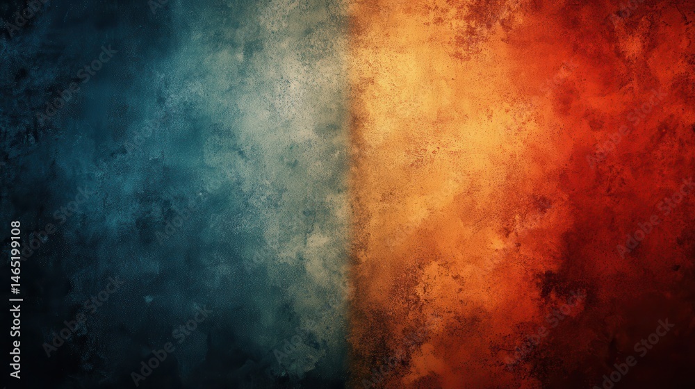 Fototapeta premium Fiery and frosty contrast
