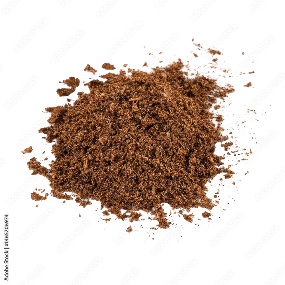 Coconut Coir Substrate For isolated on a transparent background Coconut Coir Substrate For isolated on a transparent background