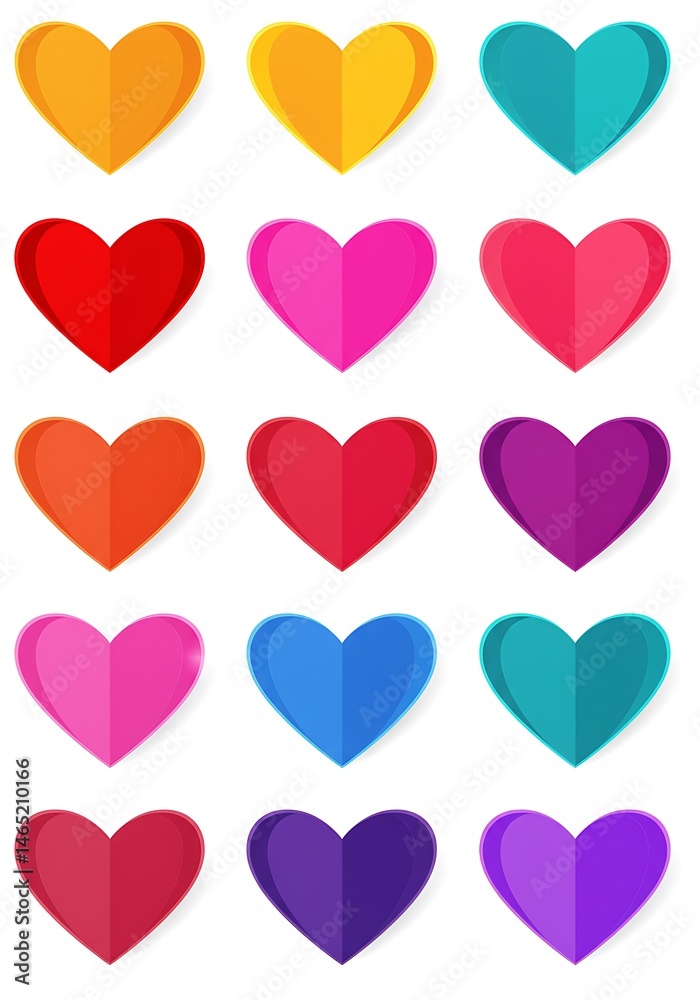Rainbow Heartscape AI Generated Rainbow Heartscape AI Generated