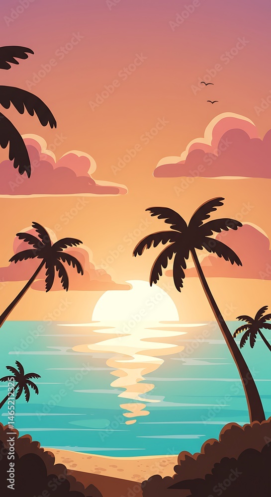 Obraz premium Sunset Serenade