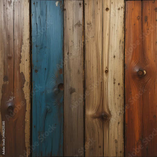 The painting of wood, auxiliary view.