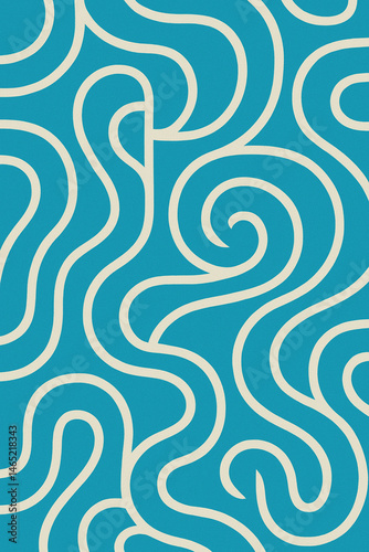 seamless pattern with waves