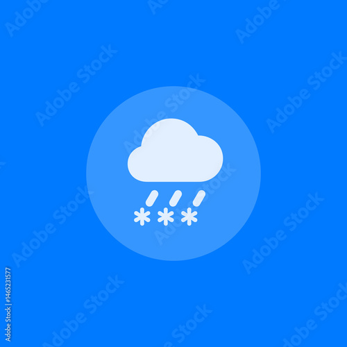 Sleet Circle Filled