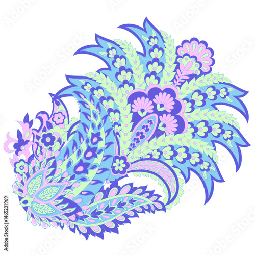 Paisley. Ethnic ornament. Vector illustration isolated
