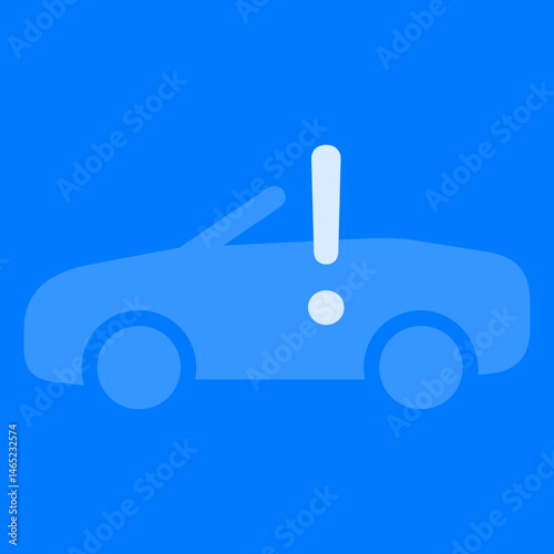 Car Warning Filled
