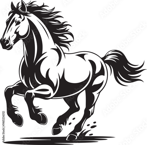 Wild Galloping Horse Silhouette

Majestic Standing Horse Vector Design

Horse Rider in Action Silhouette

Elegant Horse Head Line Art

Running Stallion in the Wind Silhouette