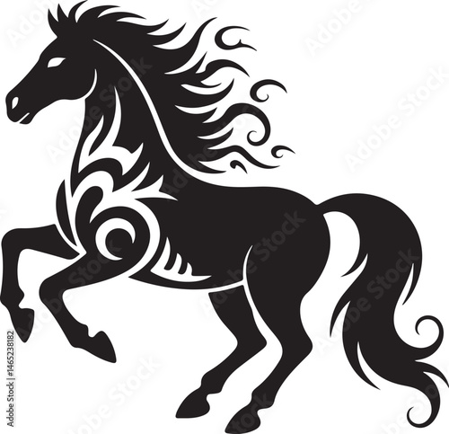 Wild Galloping Horse Silhouette

Majestic Standing Horse Vector Design

Horse Rider in Action Silhouette

Elegant Horse Head Line Art

Running Stallion in the Wind Silhouette