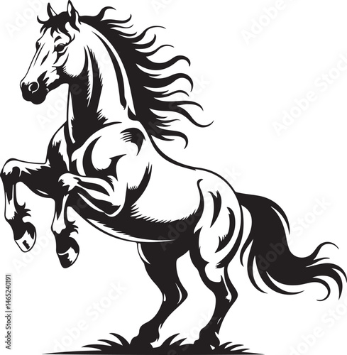 Wild Galloping Horse Silhouette

Majestic Standing Horse Vector Design

Horse Rider in Action Silhouette

Elegant Horse Head Line Art

Running Stallion in the Wind Silhouette