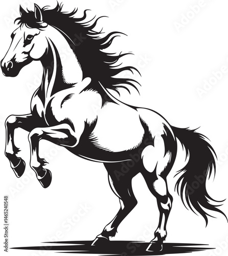 Wild Galloping Horse Silhouette

Majestic Standing Horse Vector Design

Horse Rider in Action Silhouette

Elegant Horse Head Line Art

Running Stallion in the Wind Silhouette
