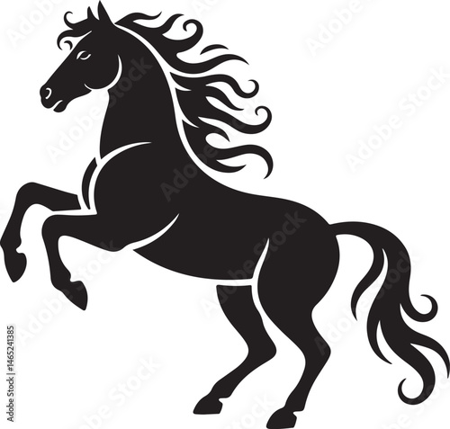 Wild Galloping Horse Silhouette

Majestic Standing Horse Vector Design

Horse Rider in Action Silhouette

Elegant Horse Head Line Art

Running Stallion in the Wind Silhouette