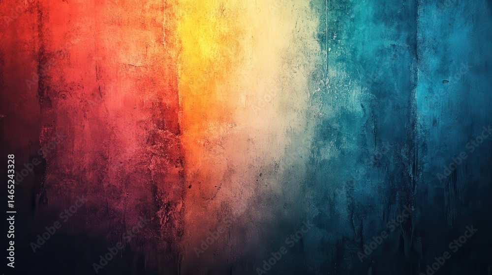 Fototapeta premium Vibrant color gradient on textured surface (4)