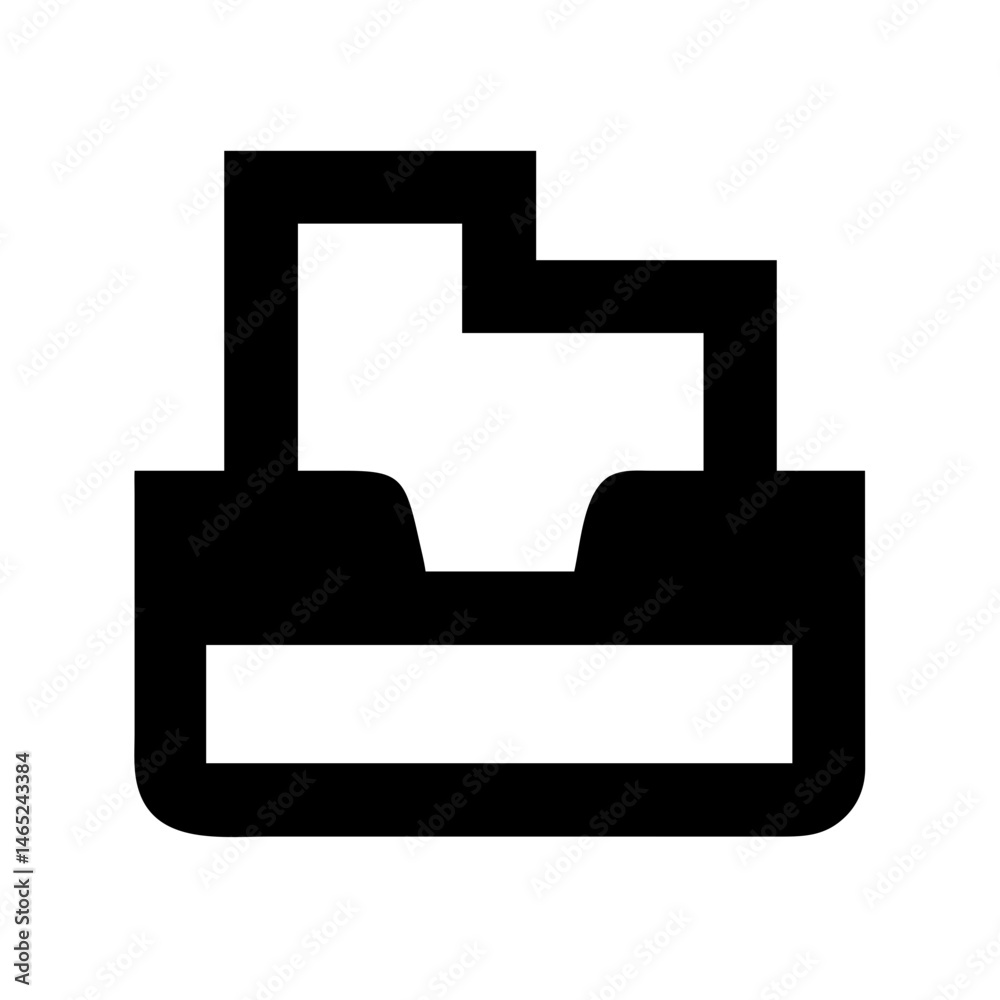 Download file document folder archive save data storage backup information upload icon vector graphic Download file document folder archive save data storage backup information upload icon vector graphic