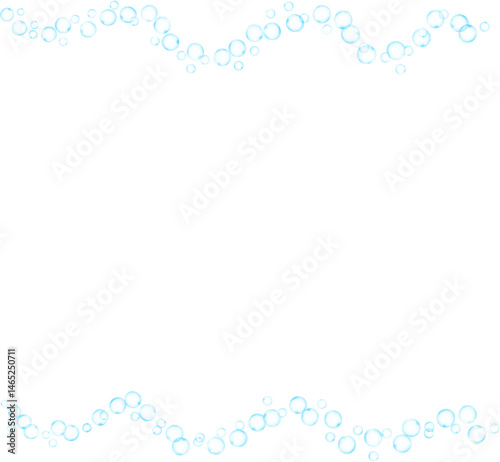Bubbles Line Border