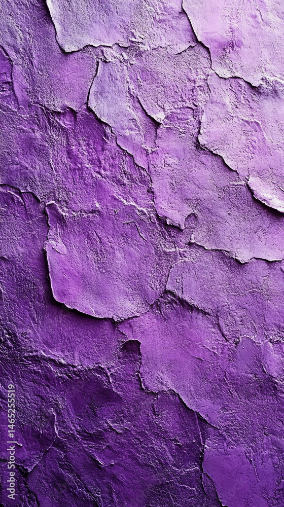 Naklejka premium Purple paper texture background with subtle cement or concrete wall details. Symbolizes strength, creativity, and softness in a balanced mix of industrial grit and artistic pastel tones.