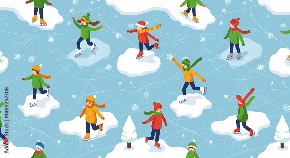 Fototapeta premium Winter's Frolic