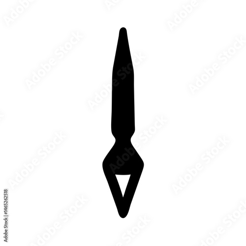 Black arrow vector image, simple arrow design, arrow icon, arrow symbol, arrow graphic, arrow art
