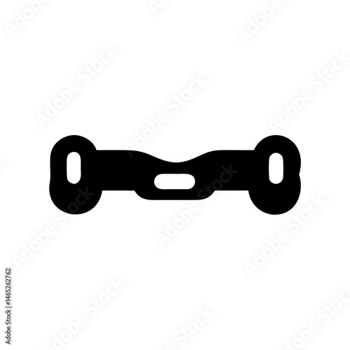 Illustration of a hoverboard personal transporter electric scooter self balancing board vehicle ride