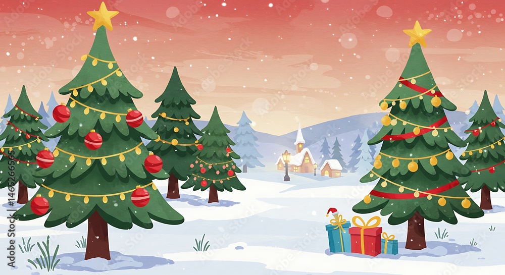 Fototapeta premium Winter's Gift Grove