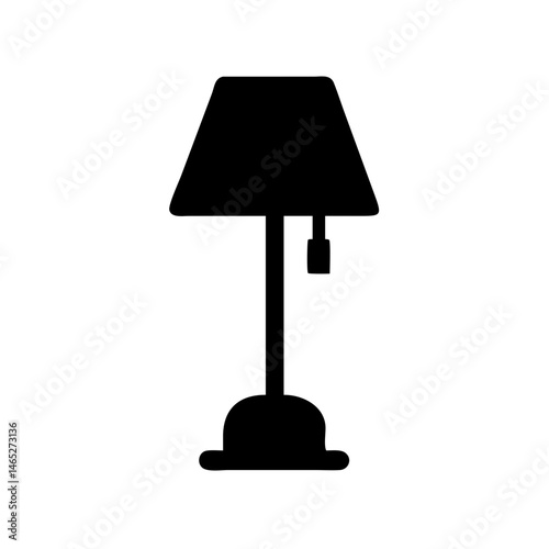 Table lamp lighting interior design home decor bedside lamp illumination light fixture silhouette