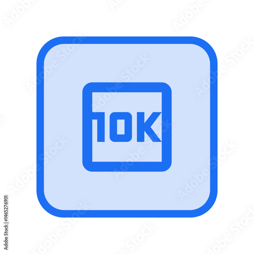 10K Resolution Outlined Icon