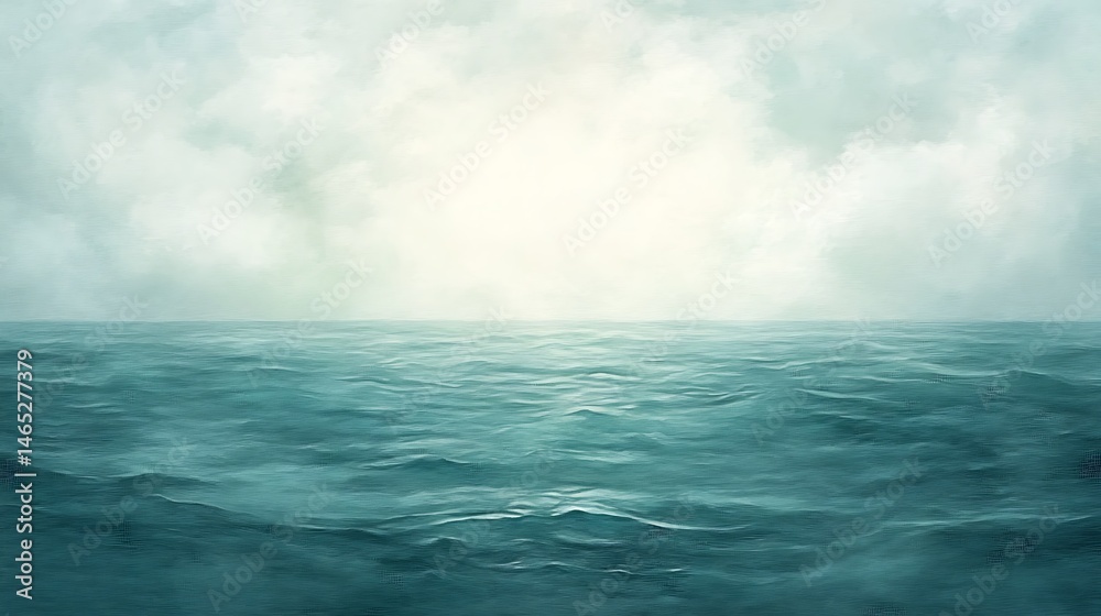 Fototapeta premium Peaceful ocean scene background