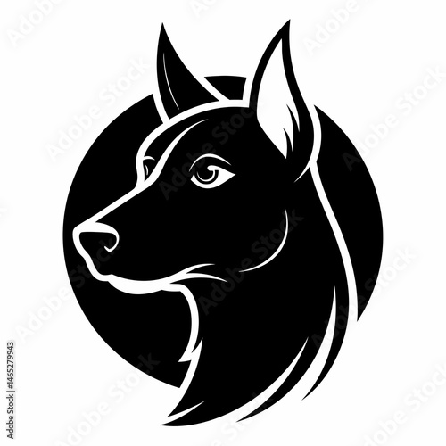 wolf head icon
