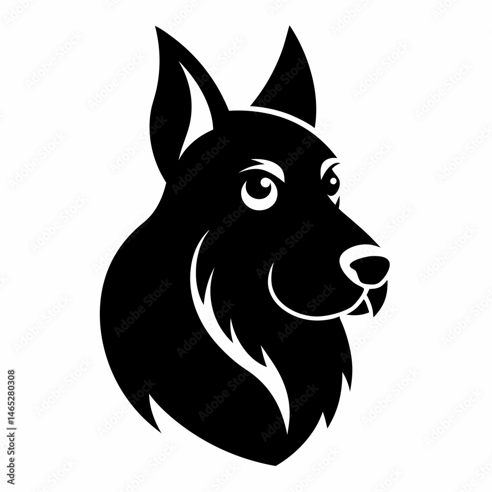 Obraz premium wolf head icon