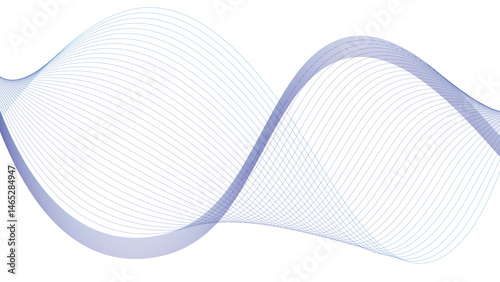 Blow and dark Blue Abstract colorful gradient vector wave element for design. Abstract wavy lines Isolated background