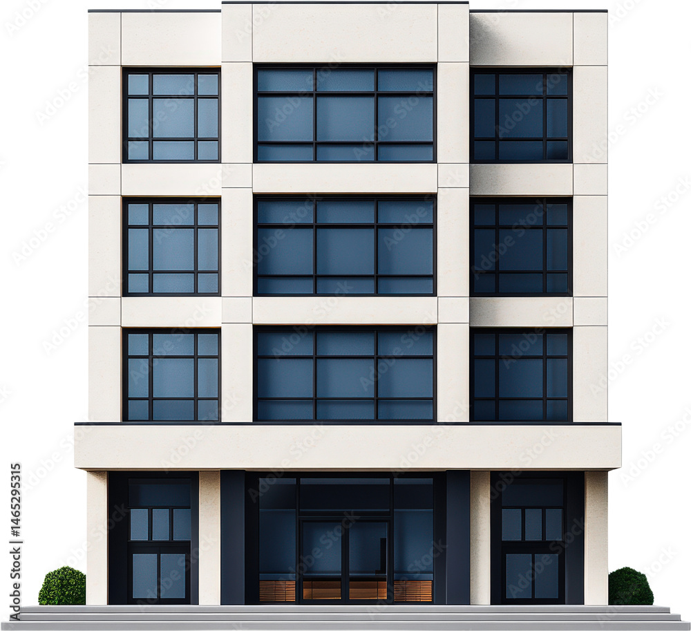 Fototapeta premium Modern Office Building Facade