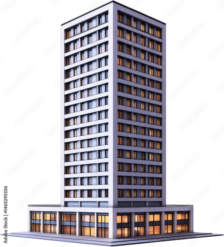 Fototapeta premium Modern Skyscraper Architecture Design