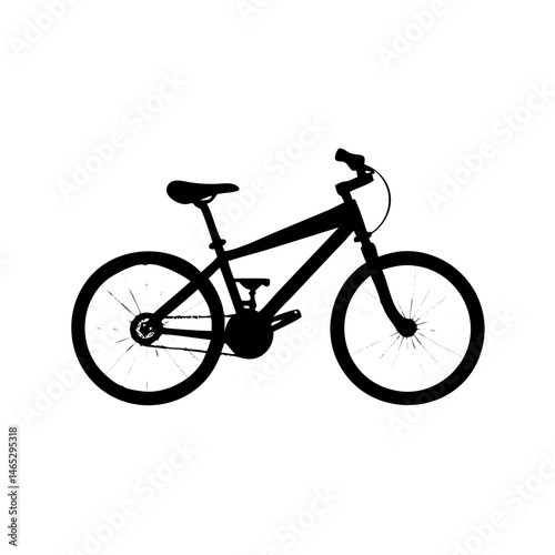 Bicycle bike silhouette cycling mountain bike road bike cycle sport transportation vehicle recreation