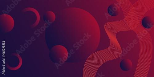 abstract background with geometric gradient circle. Abstract website landing page with circles. modern background ilustration eps 10