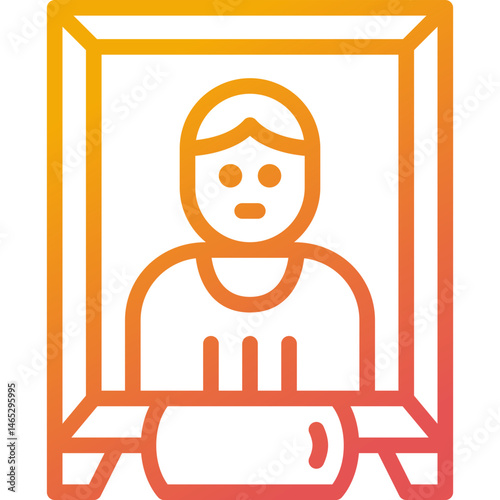 ancestor gradient line icon