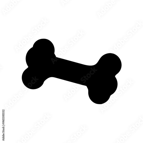 Bone dog bone pet animal canine bone treat dog toy pet care chew bone bone shape bone icon