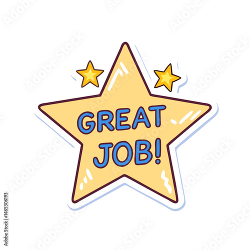 Great job star award achievement success recognition appreciation encouragement motivation congratulations