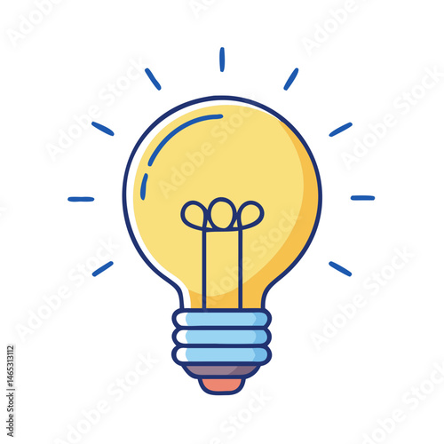 Lightbulb idea innovation creative inspiration solution thinking concept energy electricity bright light bulb design